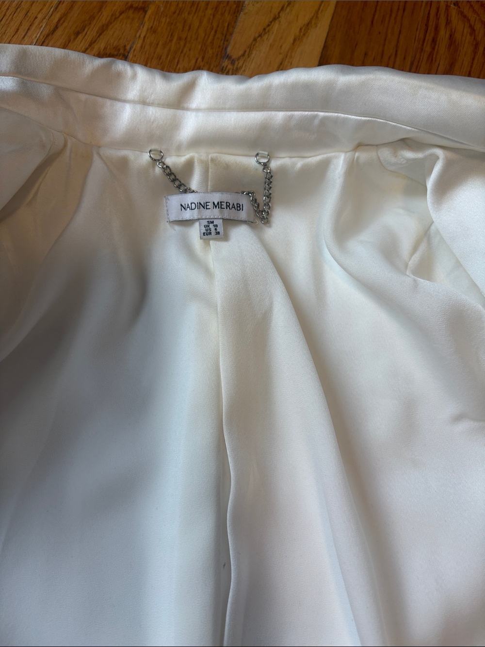 Monica White Blazer Dress - Picture 6 of 7